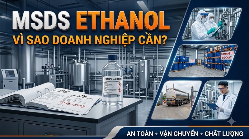 MSDS Ethanol Là Gì? Nội Dung, Vai Trò Và Cách Kiểm Tra Phiếu An Toàn Hóa Chất